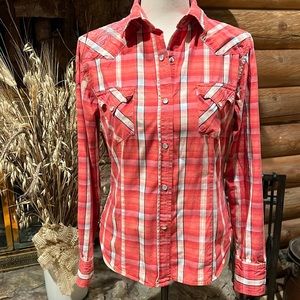 💚 EUC - Women's Roper Button Down Shirt Top!